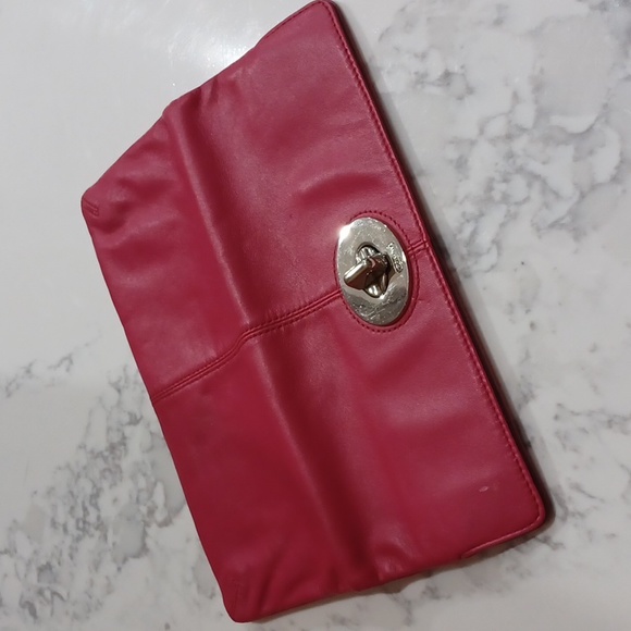 RED COACH 2007 MADELINE  COACH CLUTCH BAG - Picture 11 of 17